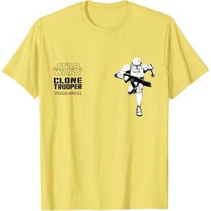 image:imageStar Wars Revenge Of The Sith Distressed Clone Trooper TShirtLemon Yellow