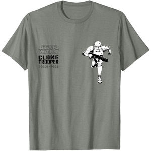 image:imageStar Wars Revenge Of The Sith Distressed Clone Trooper TShirtOlive Heather