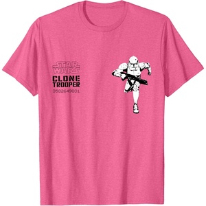 image:imageStar Wars Revenge Of The Sith Distressed Clone Trooper TShirtPink Heather