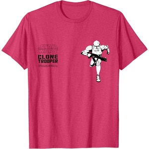 image:imageStar Wars Revenge Of The Sith Distressed Clone Trooper TShirtRed Heather