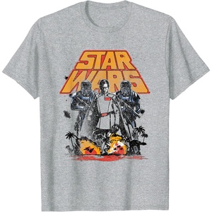 image:imageStar Wars Rogue One Orson Krennic Island Distressed TShirtHeather Grey