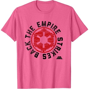 image:imageStar Wars The Empire Strikes Back Round Badge TShirtPink Heather