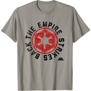 image:imageStar Wars The Empire Strikes Back Round Badge TShirtSlate Grey