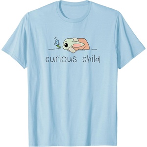 image:imageThe Mandalorian  Grogu  Curious Child TShirtBaby Blue