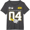 image:imageMay the Fourth Be With You Jersey TShirtDark Heather Grey