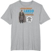 image:imageStar Wars  Lando Action Figure TShirtHeather Grey