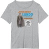 image:imageStar Wars  Lando Action Figure TShirtHeather Grey
