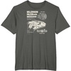 image:imageStar Wars  Millennium Falcon Schematic TShirtAsphalt Grey