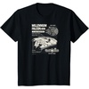 image:imageStar Wars  Millennium Falcon Schematic TShirtBlack