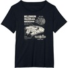image:imageStar Wars  Millennium Falcon Schematic TShirtBlack
