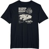 image:imageStar Wars  Millennium Falcon Schematic TShirtBlack