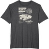 image:imageStar Wars  Millennium Falcon Schematic TShirtDark Heather Grey
