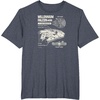 image:imageStar Wars  Millennium Falcon Schematic TShirtHeather Blue