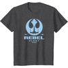 image:imageStar Wars  Rebel Fleet Flight Patch TShirtDark Heather Grey