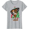 image:imageStar Wars A New Hope Chewbacca And Princess Leia Christmas TShirtHeather Grey
