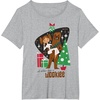 image:imageStar Wars A New Hope Chewbacca And Princess Leia Christmas TShirtHeather Grey