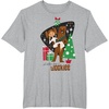 image:imageStar Wars A New Hope Chewbacca And Princess Leia Christmas TShirtHeather Grey