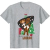 image:imageStar Wars A New Hope Chewbacca And Princess Leia Christmas TShirtHeather Grey