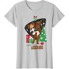 image:imageStar Wars A New Hope Chewbacca And Princess Leia Christmas TShirtSilver Grey
