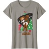 image:imageStar Wars A New Hope Chewbacca And Princess Leia Christmas TShirtSlate Grey