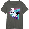 image:imageStar Wars Classic 1980s Retro Pop Stormtrooper TShirtAsphalt Grey