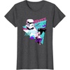 image:imageStar Wars Classic 1980s Retro Pop Stormtrooper TShirtDark Heather Grey