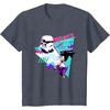 image:imageStar Wars Classic 1980s Retro Pop Stormtrooper TShirtHeather Blue