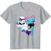 image:imageStar Wars Classic 1980s Retro Pop Stormtrooper TShirtHeather Grey