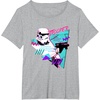 image:imageStar Wars Classic 1980s Retro Pop Stormtrooper TShirtHeather Grey