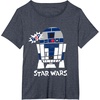 image:imageStar Wars Classic R2D2 Beep Droid Chibi TShirtHeather Blue