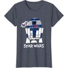 image:imageStar Wars Classic R2D2 Beep Droid Chibi TShirtHeather Blue