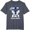 image:imageStar Wars Classic R2D2 Beep Droid Chibi TShirtHeather Blue