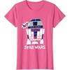 image:imageStar Wars Classic R2D2 Beep Droid Chibi TShirtPink Heather