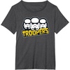 image:imageStar Wars Dark Side Imperial Stormtrooper Helmets Troopers TShirtDark Heather Grey