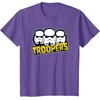 image:imageStar Wars Dark Side Imperial Stormtrooper Helmets Troopers TShirtPurple Heather