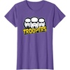 image:imageStar Wars Dark Side Imperial Stormtrooper Helmets Troopers TShirtPurple Heather