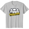 image:imageStar Wars Dark Side Imperial Stormtrooper Helmets Troopers TShirtSilver Grey