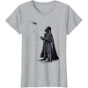 image:imageStar Wars Darth Vader Playing With Toy TIE Fighter TShirtHeather Grey