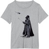 image:imageStar Wars Darth Vader Playing With Toy TIE Fighter TShirtHeather Grey