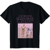 image:imageStar Wars Distressed Neon Pink C3PO amp R2D2 Panel TShirtBlack