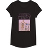 image:imageStar Wars Distressed Neon Pink C3PO amp R2D2 Panel TShirtBlack