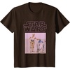 image:imageStar Wars Distressed Neon Pink C3PO amp R2D2 Panel TShirtBrown