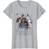 image:imageStar Wars Empires Dark Trooper Sketchy Profile TShirtHeather Grey