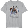 image:imageStar Wars Empires Dark Trooper Sketchy Profile TShirtHeather Grey