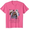image:imageStar Wars Empires Dark Trooper Sketchy Profile TShirtPink Heather