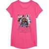 image:imageStar Wars Empires Dark Trooper Sketchy Profile TShirtPink Heather
