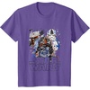 image:imageStar Wars Empires Dark Trooper Sketchy Profile TShirtPurple Heather