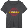 image:imageStar Wars Galactic Empire Iconic Death Star Big Chest Logo TShirtDark Heather Grey