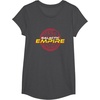 image:imageStar Wars Galactic Empire Iconic Death Star Big Chest Logo TShirtDark Heather Grey