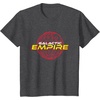 image:imageStar Wars Galactic Empire Iconic Death Star Big Chest Logo TShirtDark Heather Grey